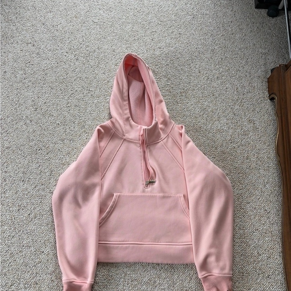 Pink Hooded Women's Top